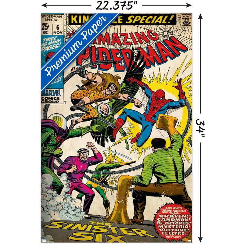 Trends International Marvel Comics - Spider-Man - Amazing Spider-Man #6 Unframed Wall Poster Prints, 3 of 7
