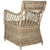 Hinaku Arm Chair - FOX1603A - Natural - Safavieh - 3 of 4