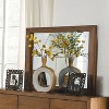 HOMES: Inside + Out 2pc Gazestar Boho 7 Drawer Wood Dresser and Mirror Set Light Walnut: Transitional Style, Smooth Finish - 3 of 4