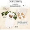 Pavilion Gift Company - Woodland Green Camo Deer - 6-12 Months 3/4 Sleeve Bodysuit - Leotards and Bodysuits - 3 of 4