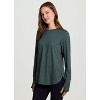 RBX Active Women's Buttery Soft Stretch Jersey Crewneck Long Sleeve Tunic Top with Thumbholes - 3 of 4