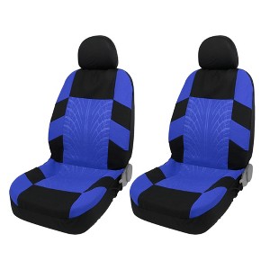Unique Bargains Cloth Fabric Car Front Seat Cover Kit 2 Pcs - 1 of 4