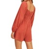 Women's Triple Tie Front Romper - LUSH - 3 of 3
