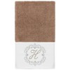Linum Home Textiles 100% Turkish Cotton MONICA 3PC Embellished Towel Set - 3 of 4