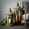 Sullivans 29" & 21.25" Patinaed Gazebo Lantern Set of 2, Metal - 3 of 3