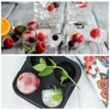Unique Bargains Silicone DIY Drink Ball Square Maker Ice Cube Trays with Funnel 7.1" 6.5" 2 Pcs - 4 of 4