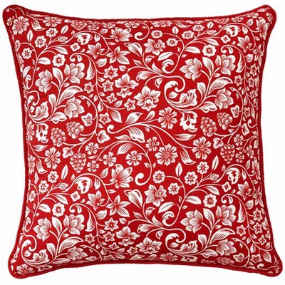 Jacobean Sunflower Accent Pillow