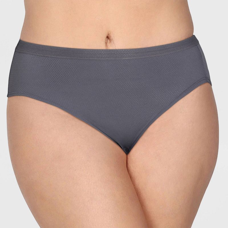 Fit for Me by Fruit of the Loom Women's Plus Size 6pk Breathable Micro-Mesh Hi-Cut Underwear - Colors May Vary, 4 of 6