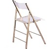 InterSpaceLiving Kasper Flex Luxury Modern Folding Chairs Acrylic Lucite PK - 3 of 3