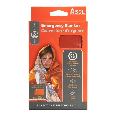 Survive Outdoors Emergency Blanket - Orange