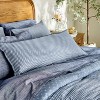 14"x36" Block Pattern Oblong Throw Pillow Blue - Hearth & Hand™ with Magnolia - 2 of 4