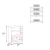 BDELITE 3-Tier Shoe Rack With Open Shelves Freestanding Shoe Organizer For Entryway Or Closet-14.2*27.6*35.7 Inch, Stained Walnut - 4 of 4