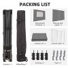Ainfox 12ftx12ft Pop Up Canopy Tent with 4 Sidewalls One Push Tent Canopy with Wheeled Carry Bag, 8 Stakes and 4 Ropes - 4 of 4