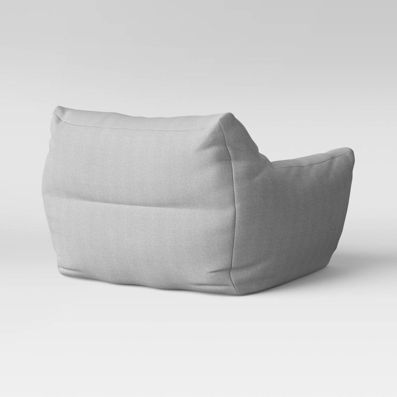 Bean Bag Chair Gray - Room Essentials&#8482;, 5 of 7