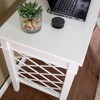 Anybaer White Writing Desk - 2 of 4