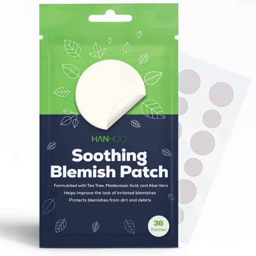 Photos - Cream / Lotion HANHOO Aloe Soothing Blemish Patch - 36ct: Vegan, Facial Treatments, Acne-Prone, Unscented