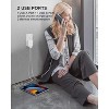 iHome USB C Charger: AC Pro 20W Multiport USB Charger (1 USB-C Port, 1 USB-A Port), Flat USB C Charger Block - 3 of 4