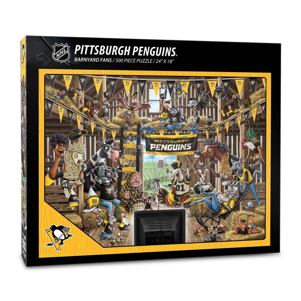 Photos - Jigsaw Puzzle / Mosaic NHL Pittsburgh Penguins Barnyard Fans 500pc Puzzle