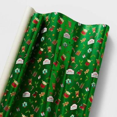 90 sq ft Christmas Icon Gift Wrap - Wondershop™