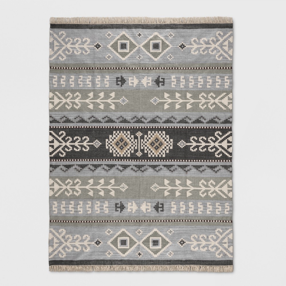 9'X12' Woven Area Rug Gray - Threshold was $549.99 now $274.99 (50.0% off)