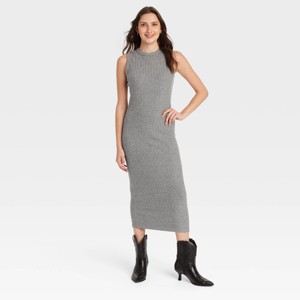 Women's Rib-Knit Midi Bodycon Dress - Universal Thread™ - 1 of 3