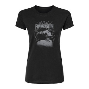 Women's - Universal - Tonal Bride Of Frankenstein Fitted Graphic T-Shirt - 1 of 2