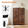 AZL1 Life Concept Utility Storage Drawers Stylish and Functional Storage, 10 Drawer Dresser for Nursery, Closet, Entryway, Brown, 31.5"*11.8"*45.6" - 4 of 4