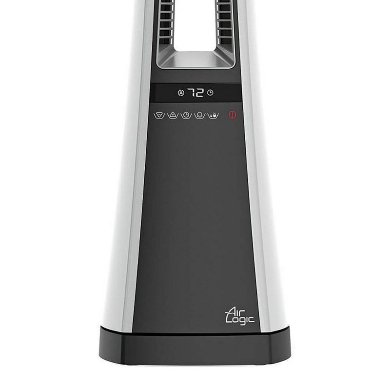 Lasko 1500W Air Logic Bladeless Electric Tower Space Heater with Remote | AW300, 4 of 7