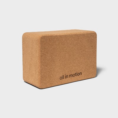 Cork Yoga Block - Brown - All In Motion&#8482;