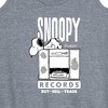 Women's - Peanuts - Snoopy Records Graphic Racerback Tank - 2 of 4