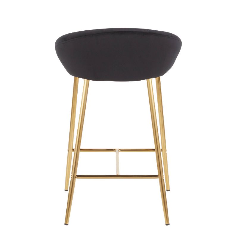 Set of 2 26" Matisse Glam Counter Height Barstools - LumiSource, 6 of 13