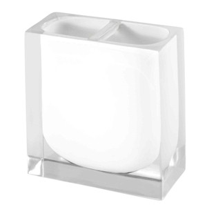 Izod Marina White Toothbrush Holder - 1 of 3
