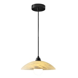11.8'' Alabaster Dome Pendant Light - 1 of 4