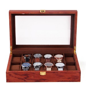 YIYIBYUS Watch Box, Watch Storage Case for Men Women, Watch Organizer - 1 of 4