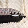REGALWOVEN Fade-Resistant Chenille Boho Decorative with Pom-poms Throw Pillow Covers 2 Pcs - 3 of 4