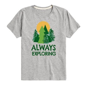 Boys' - Instant Message - Always Exploring Short Sleeve Graphic T-Shirt - 1 of 4