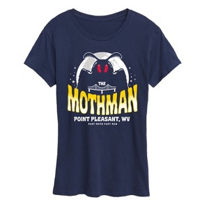 Women's - Instant Message - The Mothman Short Sleeve Graphic T-Shirt - 1 of 4
