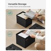SONGMICS Small Folding Storage Ottoman Foot Rest Stool Cube Footrest 286 lb Load Capacity - 4 of 4