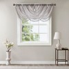 Gracie Mills Cyprian Sheer Allover Diamond Embroidered Waterfall Valance - 3 of 4