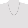 Black Bow Jewelry 3.3mm, 14k White Gold D/C Quadruple Rope Chain Necklace - 2 of 4