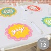Big Dot of Happiness Party Time - Happy Birthday Party Round Table Decorations - Paper Chargers - Place Setting For 12 - 2 of 4