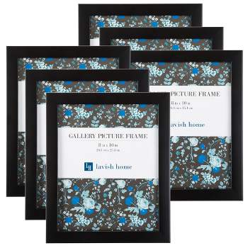 Hastings Home 8 x 10-in Picture Frames - 6-pc - Black