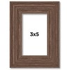 PosterPalooza | 3x5 Wide Barnwood Picture Frame, UV Acrylic, 6 Finishes - Grey, Brown, White, and Black - 2 of 4