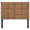 bali & pari Alise Seagrass and Mahogany Wood Headboard - 2 of 4
