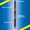 Pilot 3ct FriXion Clicker Erasable Gel Pens Fine Point 0.7mm Black Ink: Retractable, Stationery, Office, Eraser Included - 4 of 4