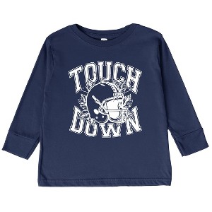 The Juniper Shop Touchdown Helmet Toddler Long Sleeve Tee - 1 of 3