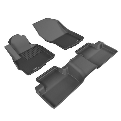 Black 3D MAXpider Cargo Custom Fit All-Weather Floor Mat for Select Jeep Renegade Models Kagu Rubber