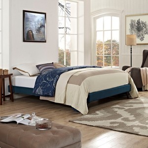 Modway Helen Full Fabric Bed Frame with Round Splayed Legs - 1 of 4