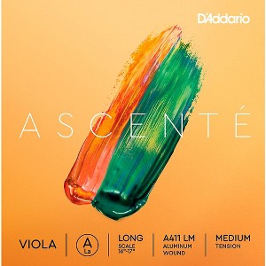 D'Addario Ascente Viola String Set, Medium Tension 16+ in., Medium - 1 of 1