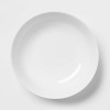 136oz Porcelain Coupe Serving Bowl White - Threshold™: Large Round Glazed Dish, Microwave & Dishwasher Safe - 3 of 3